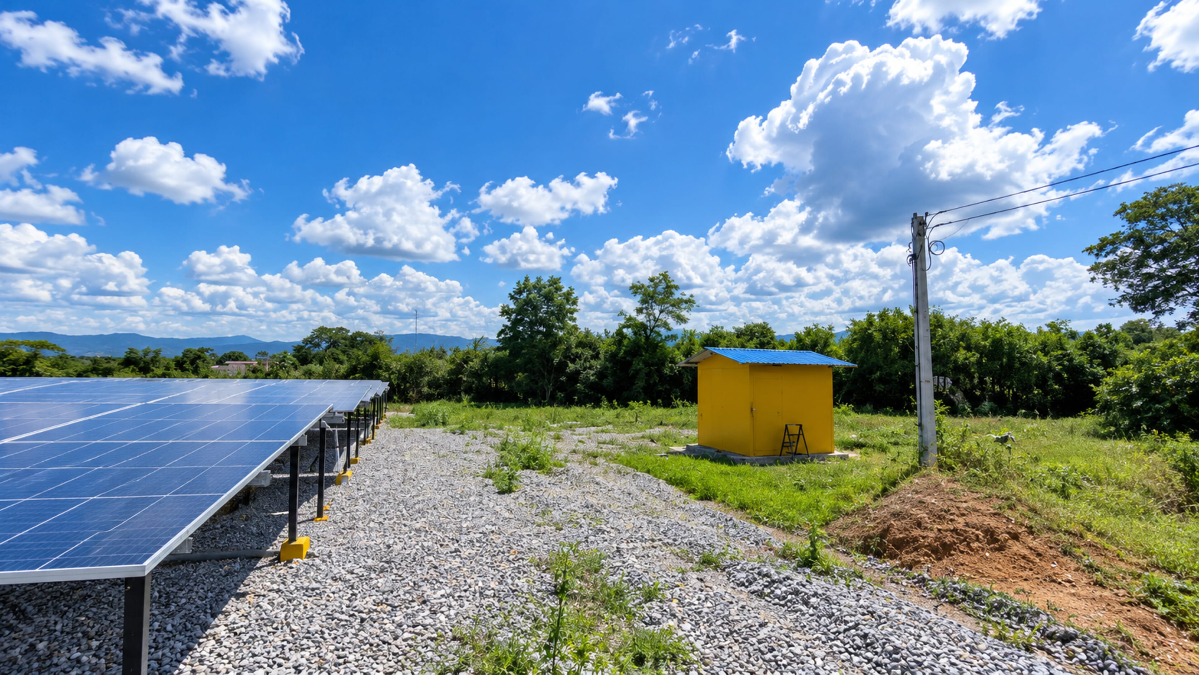Paneles solares en Planta Acacías